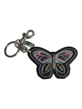 Coach Leather Butterfly Bag Charm/Keychain - EUC!